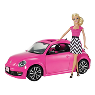 liquidation barbie with pink car
