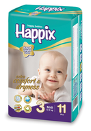 happix midi diapers closeouts
