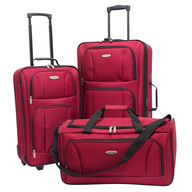 liquidation red luggage assorted
